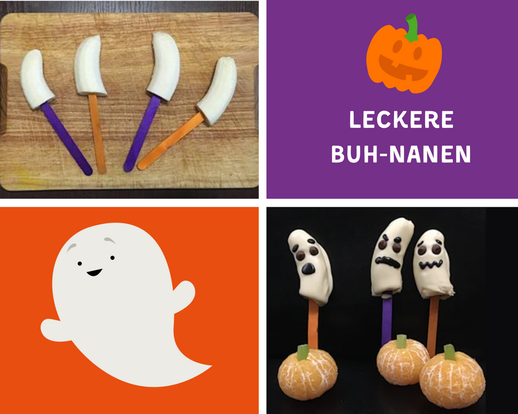 BUH-nanen Lollies | Halloween Rezept für Kinder
