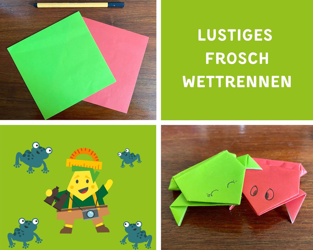 🐸 🏁  Origami Frosch-Wetthüpfen | toucanBox